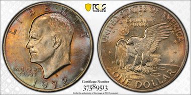 1972-D $1 MS65