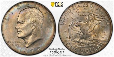 1972-D $1 MS63