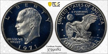 1971-S $1 Silver PR68CAM