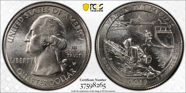 2019-W 25C War in the Pacific NP Early Find MS66