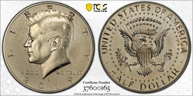 2019-S 50C Kennedy Enhanced Rev PR Half Dollar Set - Fred Haise FDI LC AMF PR70