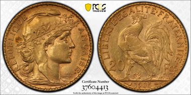 1903 20 Fr Gad-1064 F-534 MS62