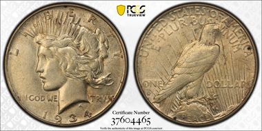 1934-D $1 VAM 3, DDO, Medium D XF45