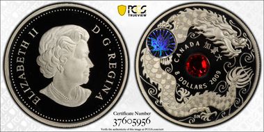 2009 $8 Maple of Wisdom PR70DCAM