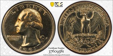 1991-P 25C MS63