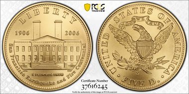 2006-S $5 San Francisco Old Mint MS70