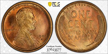 1909-S VDB 1C MS64RB