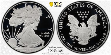 2018-W $1 Silver Eagle PR69DCAM