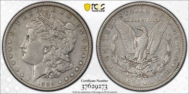 1889-O $1 VAM 2, Oval O VF30