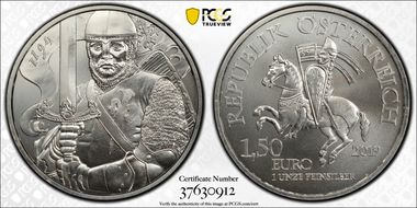 2019 € 1.50 Leopold V MS65