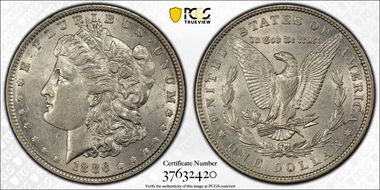 1886 $1 AU55