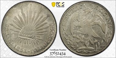 1851-Go PF 8 R Go35 MS61