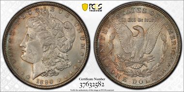 1890 $1 MS64