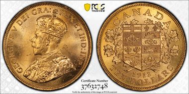 1912 $10 Gold Reserve MS64