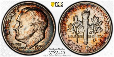 1955 10C PR66