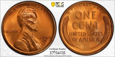 1949-S 1C MS67+ RD
