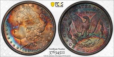 1896 $1 MS66+