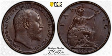 1906 1/4D S-3992 Blackened finish MS65