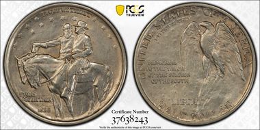1925 50C Stone Mountain XF45