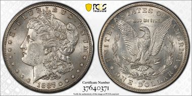 1887-S $1 MS62
