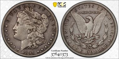 1894-S $1 VF25