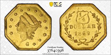 1869 G25C BG-749 MS62