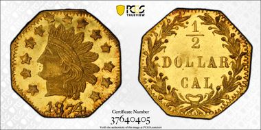 1874/3 G50C BG-945 MS65PL