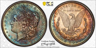 1889 $1 MS66