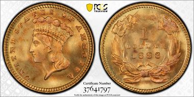 1883 G$1 MS68+