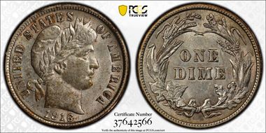 1916 10C Barber AU58