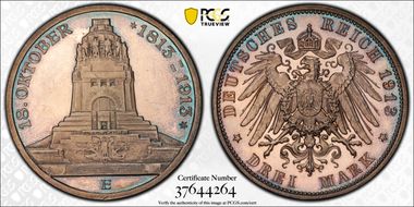 1913-E 3 Mk Leipzig J-140 PR64CAM