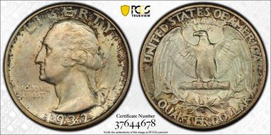 1932-D 25C MS64