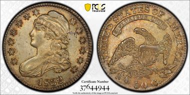 1832 50C Small Letters MS62