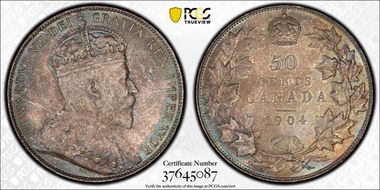 1904 50C MS65+