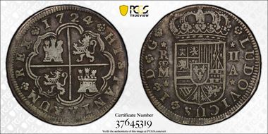 1724-M A 2 R Louis I VF35