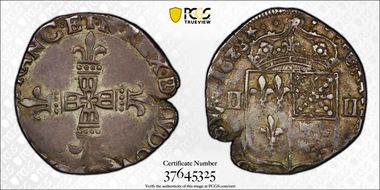 1628-Mor 1/4 Ecu Gad-30 Nav-Béarn AU53