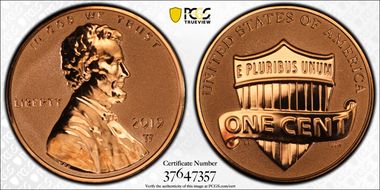 2019-W 1C Shield - Reverse Proof PR69RD