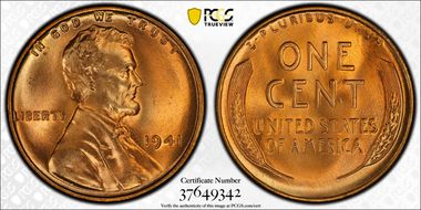 1941 1C MS67+ RD