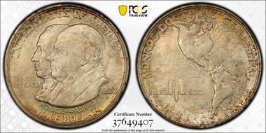1923-S 50C Monroe MS66