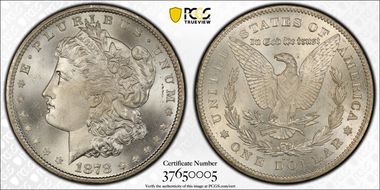 1878-CC $1 MS66+