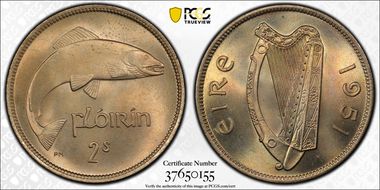 1951 Florin MS65