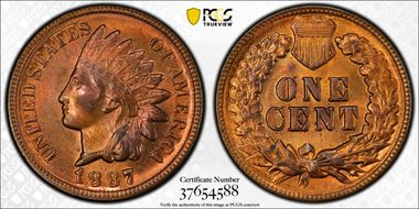 1887 1C MS64RB