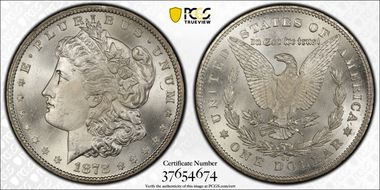1878-CC $1 MS66+
