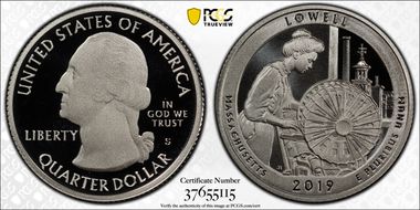 2019-S 25C Lowell NP - Silver PR69DCAM