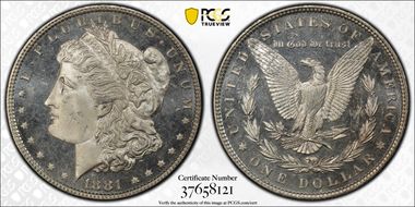 1881 $1 MS65DMPL