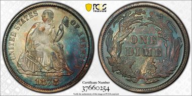 1878 10C MS67+
