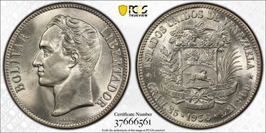 1936 5 Bol Aligned 3 KM-24.2  Ag MS64