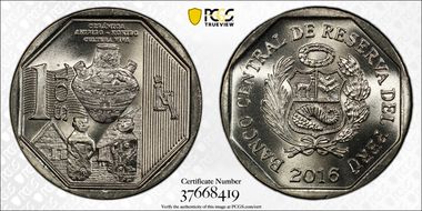 2016 Sol Ceramic Shipibo Konibo MS67