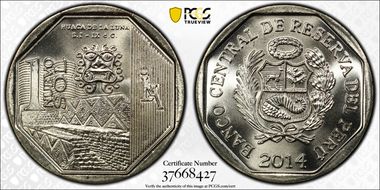 2014 N Sol Huaca de la Luna MS68