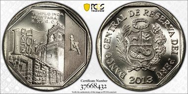 2013 N Sol Templo Inca Huaytara MS66